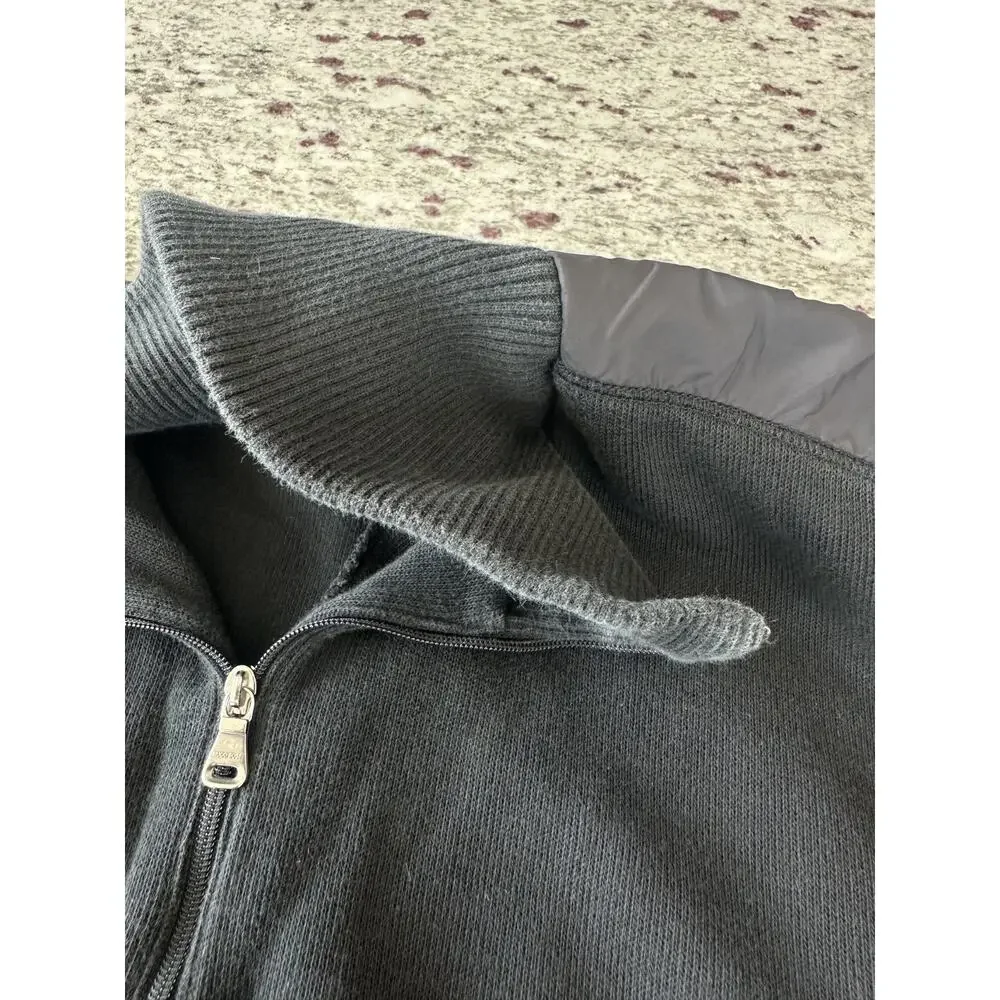 Hugo Boss Black Quarter-Zip Pullover Sweater Sz XL